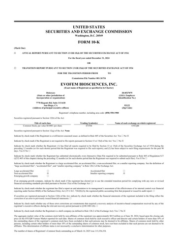 Thumbnail Evofem Biosciences
 10-K Annual Report 2024