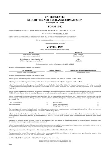 Thumbnail VirTra 10-K Annual Report 2024