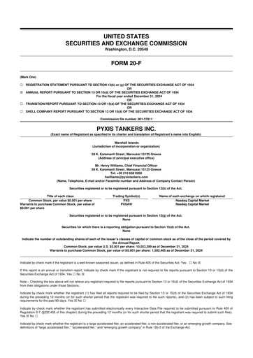 Thumbnail Pyxis Tankers 20-F Annual Report 2024