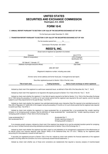 Thumbnail Reed's, Inc. 10-K Annual Report 2024