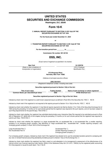 Thumbnail DSS, Inc. (Document Security Systems) 10-K Annual Report 2024