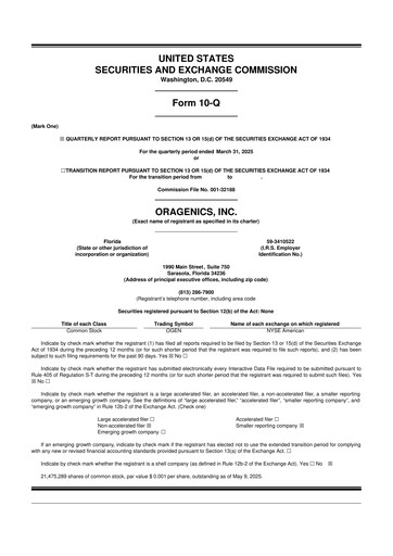 Thumbnail Oragenics 10-Q Quarterly Report FY2025 