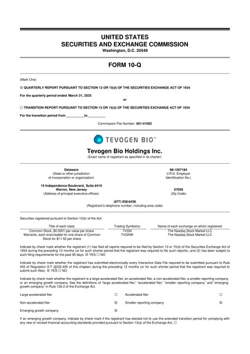Thumbnail Tevogen Bio 10-Q Quarterly Report FY2025 