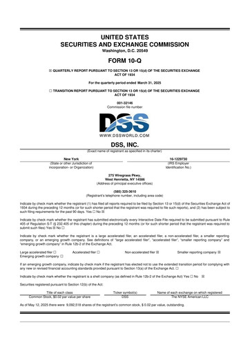 Thumbnail DSS, Inc. (Document Security Systems) 10-Q Quarterly Report FY2025 