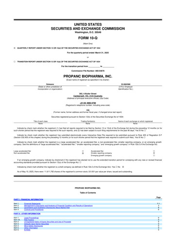 Thumbnail Propanc Biopharma 10-Q Quarterly Report FY2025 