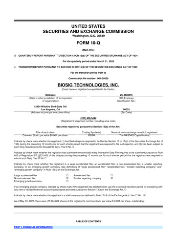 Thumbnail BioSig Technologies
 10-Q Quarterly Report FY2025 