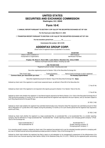 Thumbnail Addentax Group 10-K Annual Report 2025