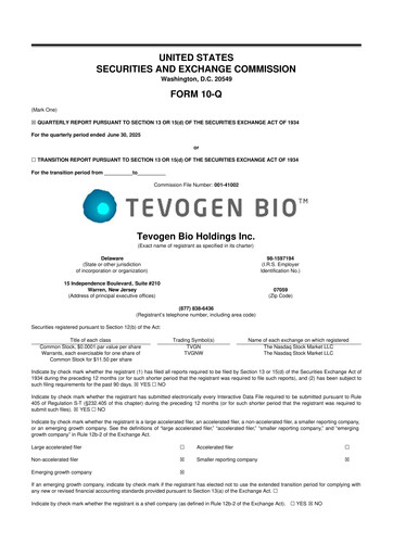 Thumbnail Tevogen Bio 10-Q Quarterly Report FY2025 