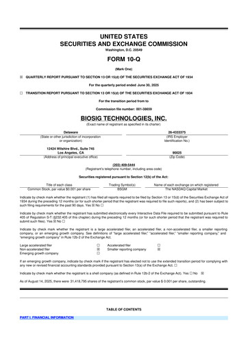 Thumbnail BioSig Technologies
 10-Q Quarterly Report FY2025 