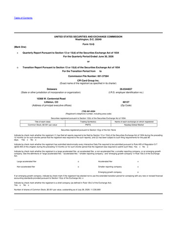Thumbnail CPI Card Group 10-Q Quarterly Report FY2026 