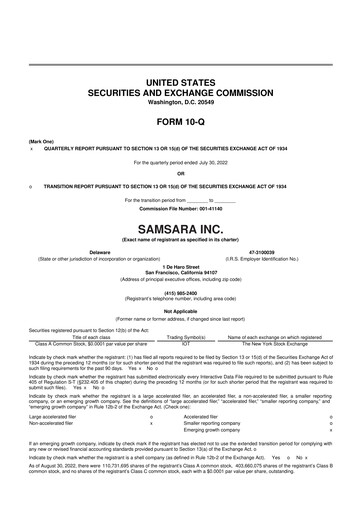 Vorschaubild Samsara 10-Q Quartalsbericht 2023 