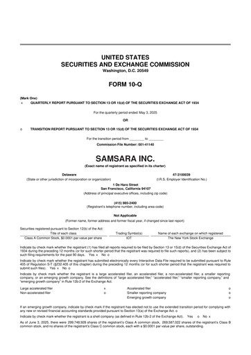 Vorschaubild Samsara 10-Q Quartalsbericht 2026 