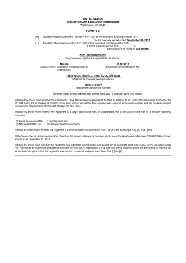 Thumbnail Senseonics Holdings
 10-Q Quarterly Report FY2015 