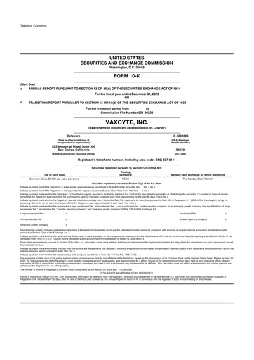 Thumbnail Vaxcyte
 10-K Annual Report 2025