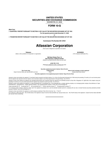 Thumbnail Atlassian 10-Q Quarterly Report FY2023 