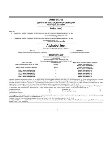 Thumbnail Alphabet (Google) 10-Q Quarterly Report FY2025 