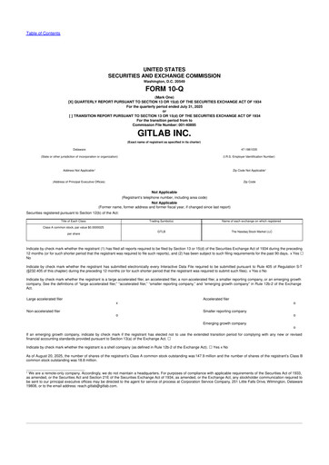 Thumbnail GitLab 10-Q Quarterly Report FY2026 
