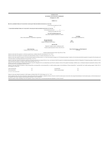 Thumbnail Palatin Technologies 10-K Annual Report 2016