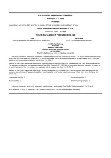 Thumbnail Sanara MedTech 10-Q Quarterly Report FY2016 