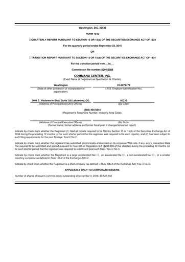 Miniature HireQuest 10-Q Rapport trimestriel 2016 