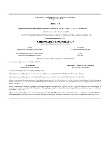 Thumbnail Niagen Bioscience 10-K Annual Report 2016