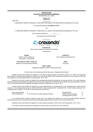 Thumbnail Crexendo 10-Q Quarterly Report FY2017 
