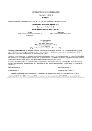 Thumbnail Sanara MedTech 10-Q Quarterly Report FY2017 