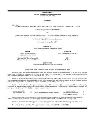 Thumbnail Crexendo 10-Q Quarterly Report FY2017 