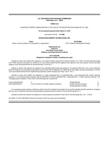 Thumbnail Sanara MedTech 10-Q Quarterly Report FY2018 