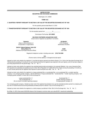 Thumbnail NRx Pharmaceuticals 10-Q Quarterly Report FY2018 