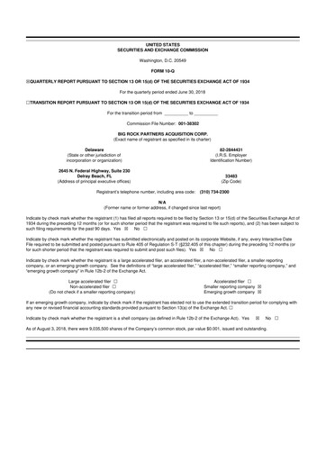 Thumbnail NRx Pharmaceuticals 10-Q Quarterly Report FY2018 