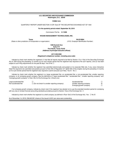 Thumbnail Sanara MedTech 10-Q Quarterly Report FY2018 