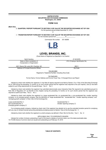 Thumbnail cbdMD 10-Q Quarterly Report FY2019 