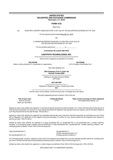 Vorschaubild LightPath Technologies 10-Q Quartalsbericht 2020 