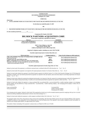 Thumbnail NRx Pharmaceuticals 10-K Annual Report 2019