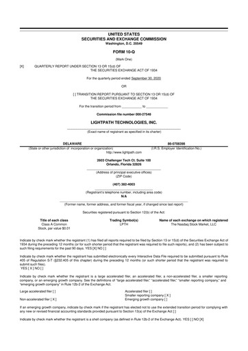 Vorschaubild LightPath Technologies 10-Q Quartalsbericht 2021 