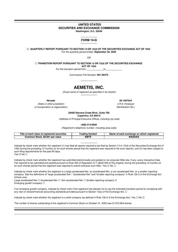 Thumbnail Aemetis 10-Q Quarterly Report FY2020 