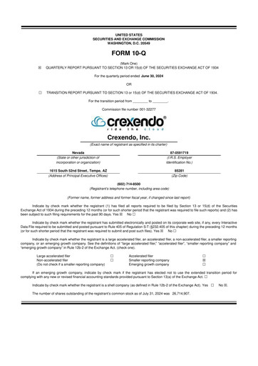 Thumbnail Crexendo 10-Q Quarterly Report FY2024 