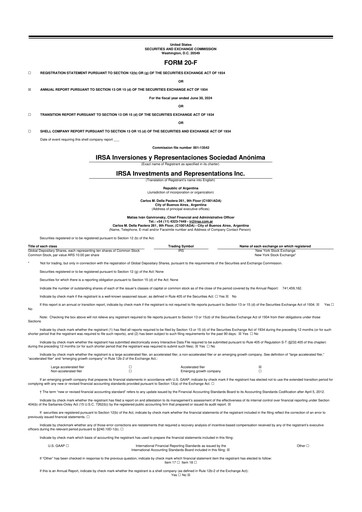 Thumbnail IRSA Inversiones y Representaciones 20-F Annual Report 2024