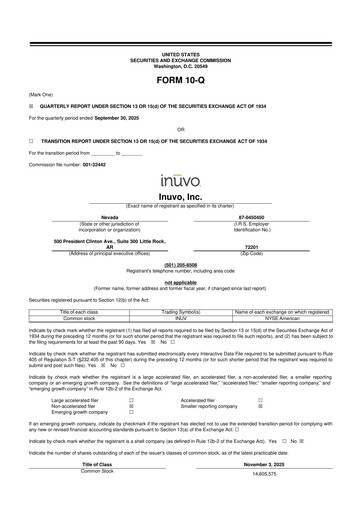 Thumbnail Inuvo 10-Q Quarterly Report FY2025 