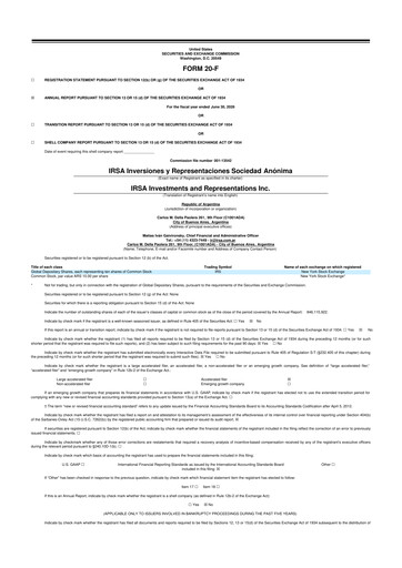 Thumbnail IRSA Inversiones y Representaciones 20-F Annual Report 2026