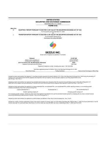 Thumbnail Sezzle 10-Q Quarterly Report FY2023 