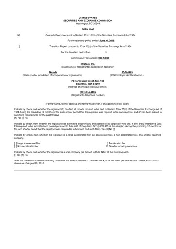 Miniature CleanSpark 10-Q Rapport trimestriel 2015 