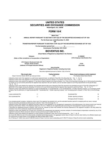 Thumbnail Bioventus 10-K Annual Report 2025