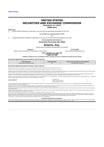 Thumbnail Arteris 10-K Annual Report 2024