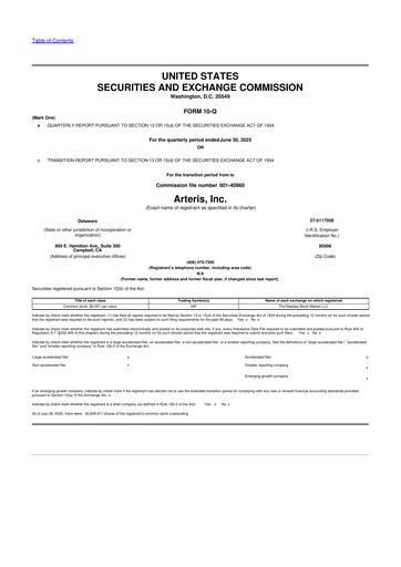 Miniature Arteris 10-Q Rapport trimestriel 2025 