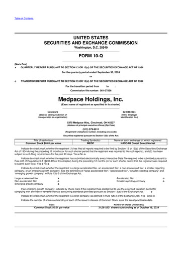 Thumbnail Medpace 10-Q Quarterly Report FY2024 