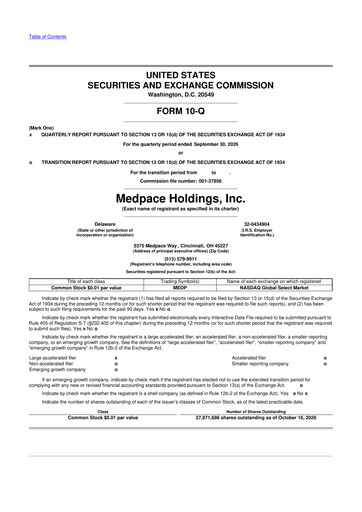 Thumbnail Medpace 10-Q Quarterly Report FY2026 Q3