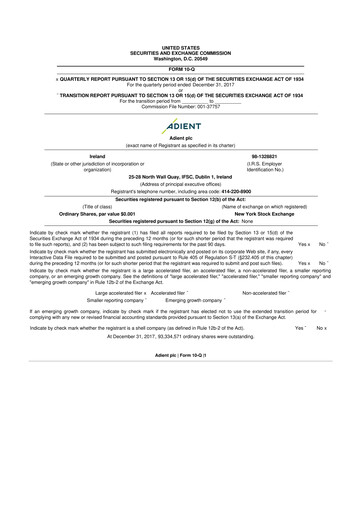 Thumbnail Adient
 10-Q Quarterly Report FY2018 