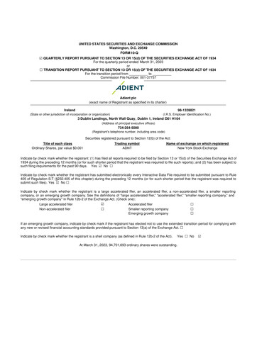 Thumbnail Adient
 10-Q Quarterly Report FY2023 